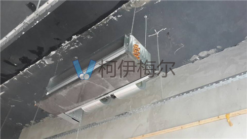 美的中央空調內機近景展示
